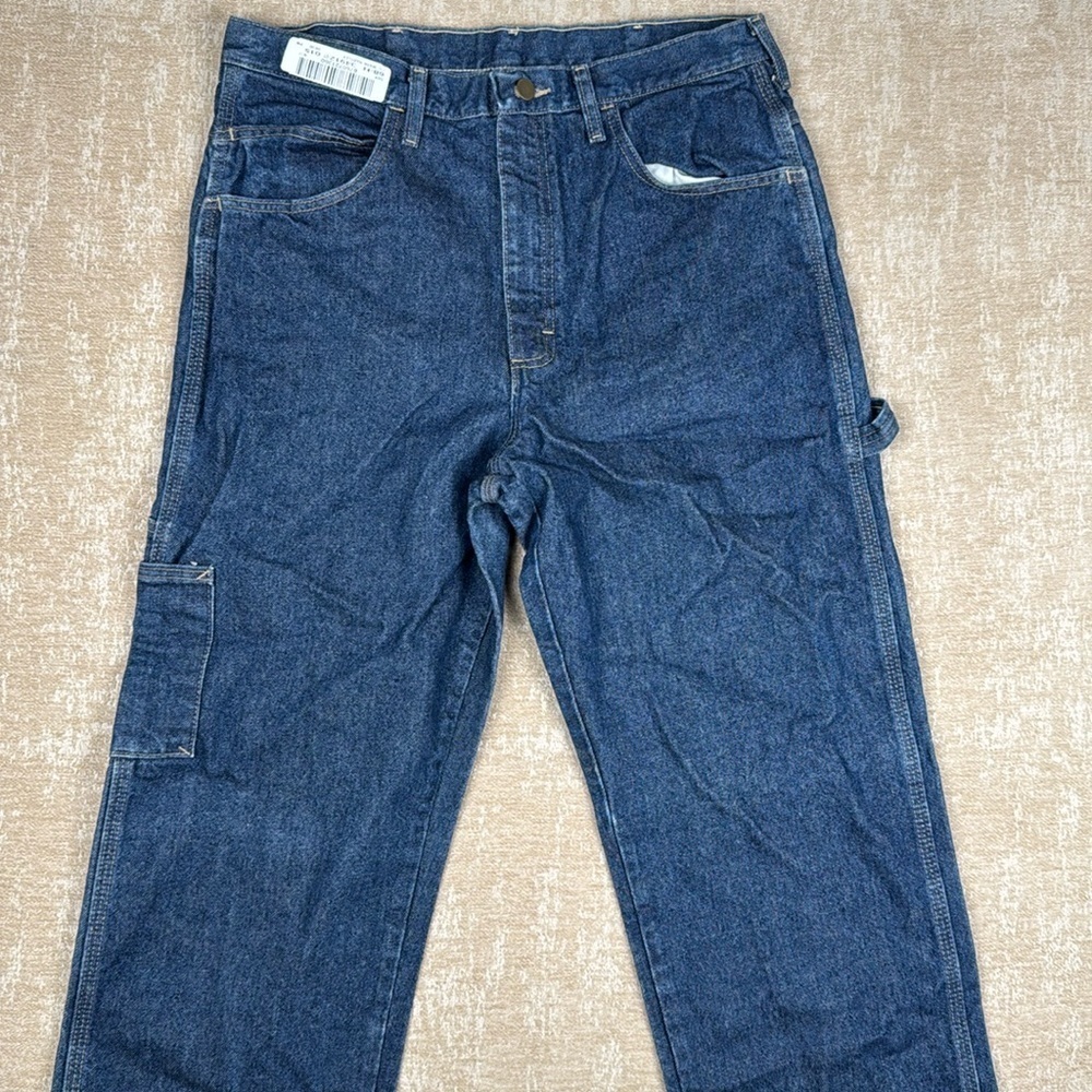 Bulwark Flame Resistant Pre-Washed Denim Dungaree